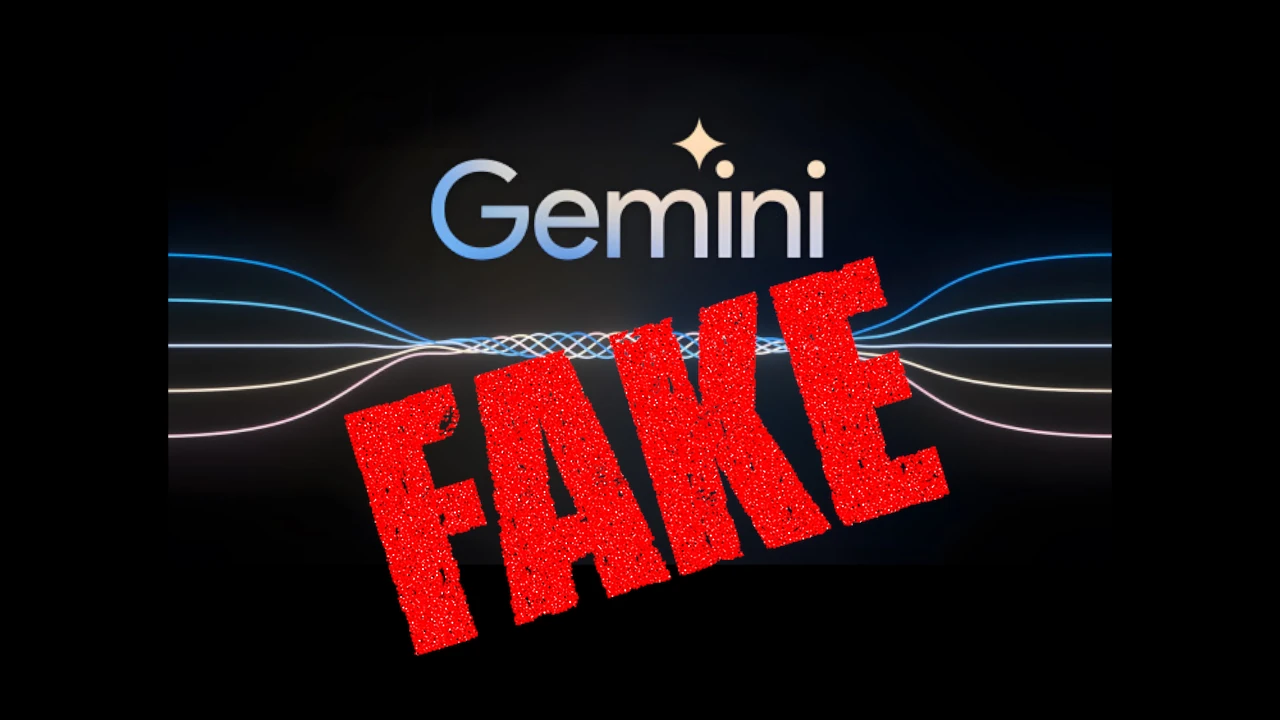 google gemini fake symbolbild